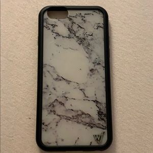 Wildflower marble phone case for iPhone 6